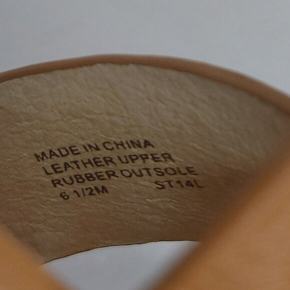 Michael Michael Kors Giovanna Leather Wedge Sandal Women's Size 6.5M - Picture 15 of 15